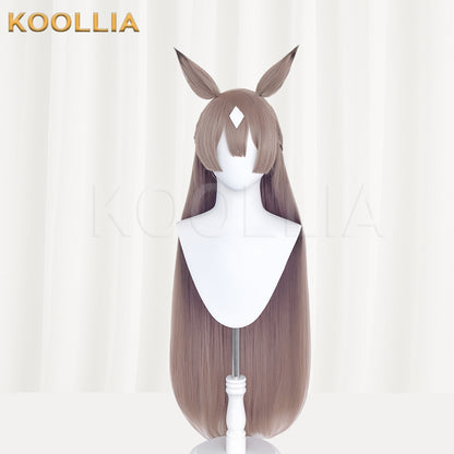 Umamusume: Pretty Derby Satono Diamond Long Brown Hair Basic Wig