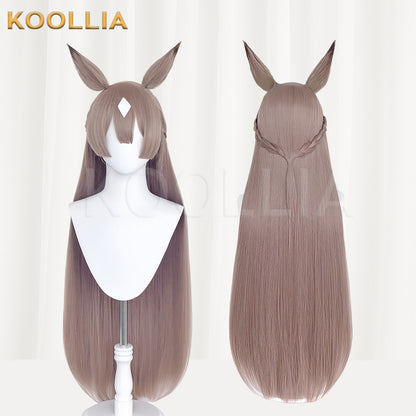 Umamusume: Pretty Derby Satono Diamond Long Brown Hair Basic Wig