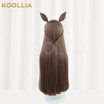 Umamusume: Pretty Derby Satono Diamond Long Brown Hair Basic Wig
