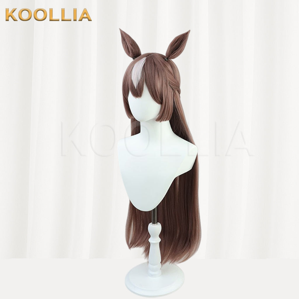 Umamusume: Pretty Derby Satono Diamond Long Brown Hair Basic Wig