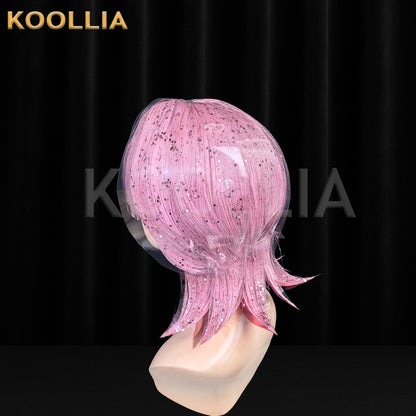 Panty & Stocking with Garterbelt Scanty/Kneesocks Short Pink/Purple Hair Styled Basic Wig