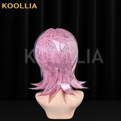 Panty & Stocking with Garterbelt Scanty/Kneesocks Short Pink/Purple Hair Styled Basic Wig