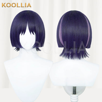 Genshin Impact Scaramouche/Wanderer Kurze Mix Haar Basic Perücke