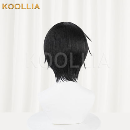 Black Butler Sebastian Michaelis Short Black Hair Basic Wig
