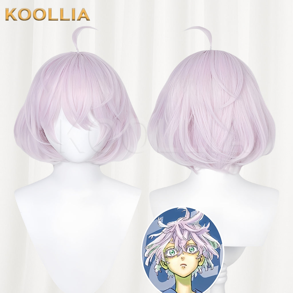 Tokyo Revengers Senju Kawaragi Short Purple Hair Basic Wig