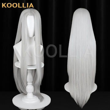 Final Fantasy VII Remake Sephiroth Long Grey Hair Basic Wig - KOOLLIA