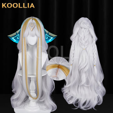 Honor of Kings Shao Siyuan Long Mix Hair Basic Wig Multi-angle Display by koollia