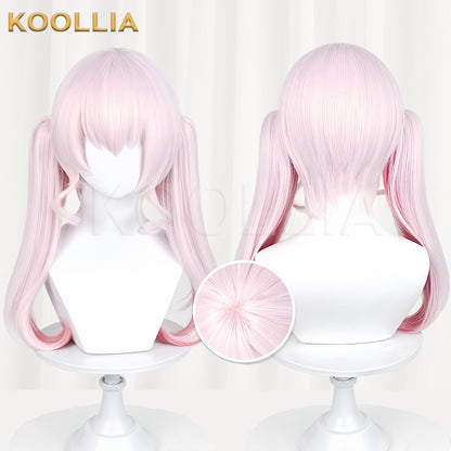 Blue Archive Shimoe Koharu Long Pink Hair Basic Wig