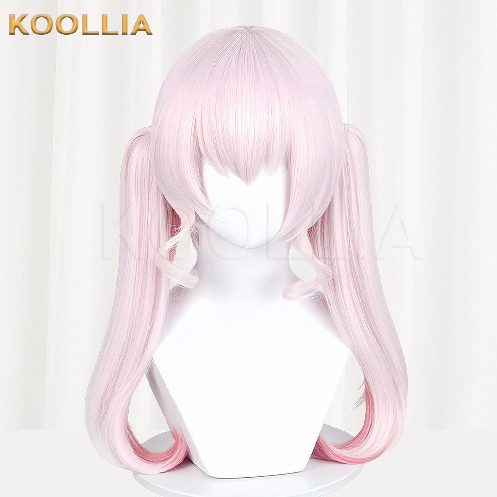 Blue Archive Shimoe Koharu Long Pink Hair Basic Wig