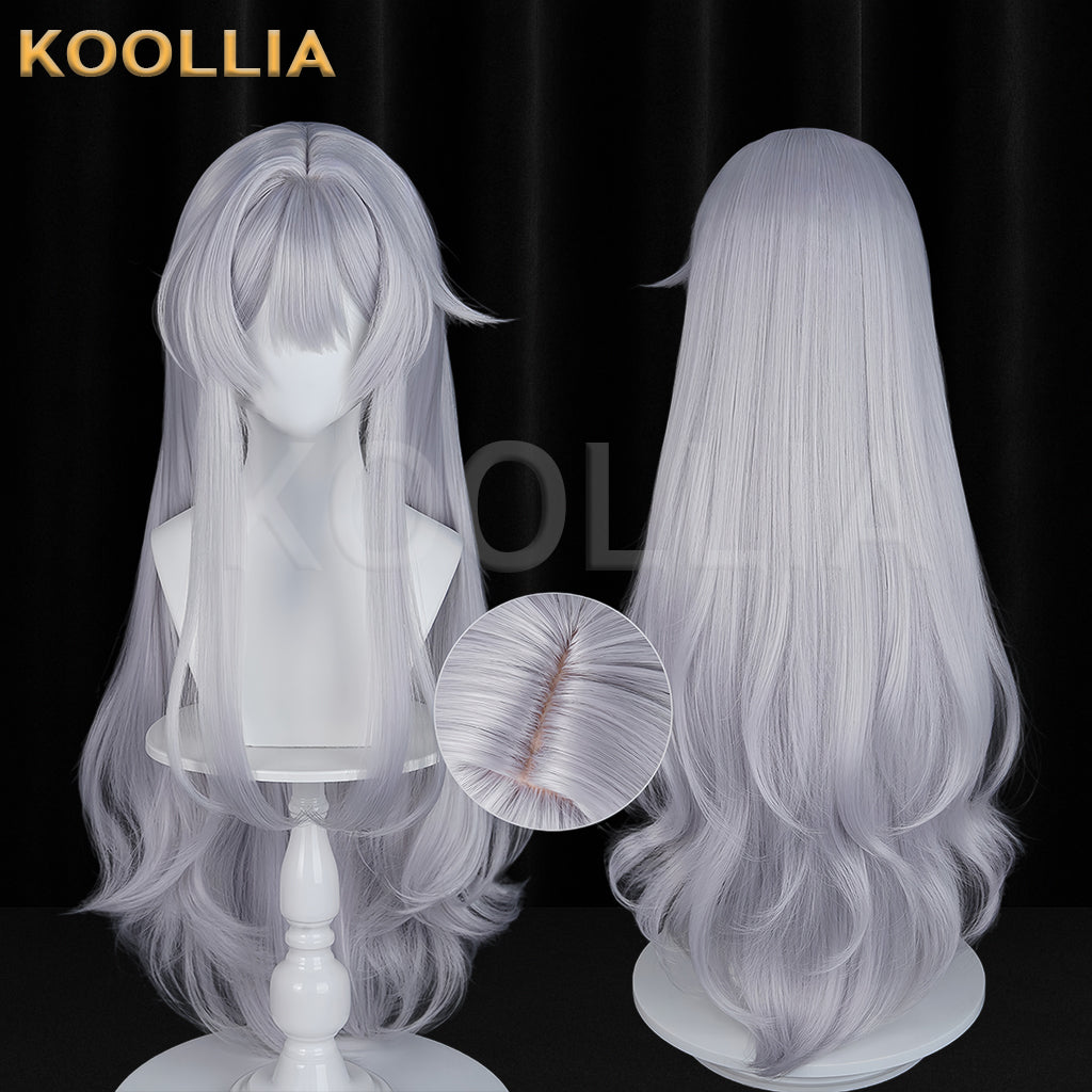 Azur Lane Shinano Long Silver Hair Basic Wig