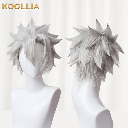 Demon Slayer Shinazugawa Sanemi Short Siver Hair Basic Wig