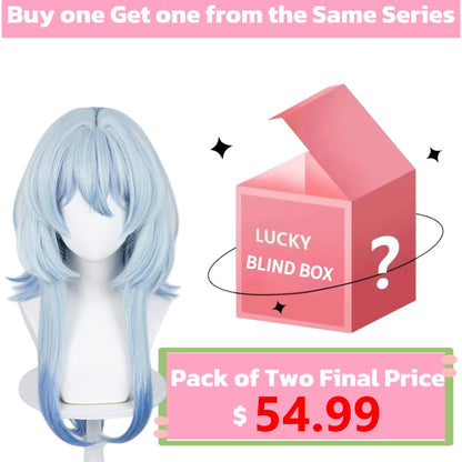 Wuthering Waves The Shorekeeper Long Blue Hair Basic Wig