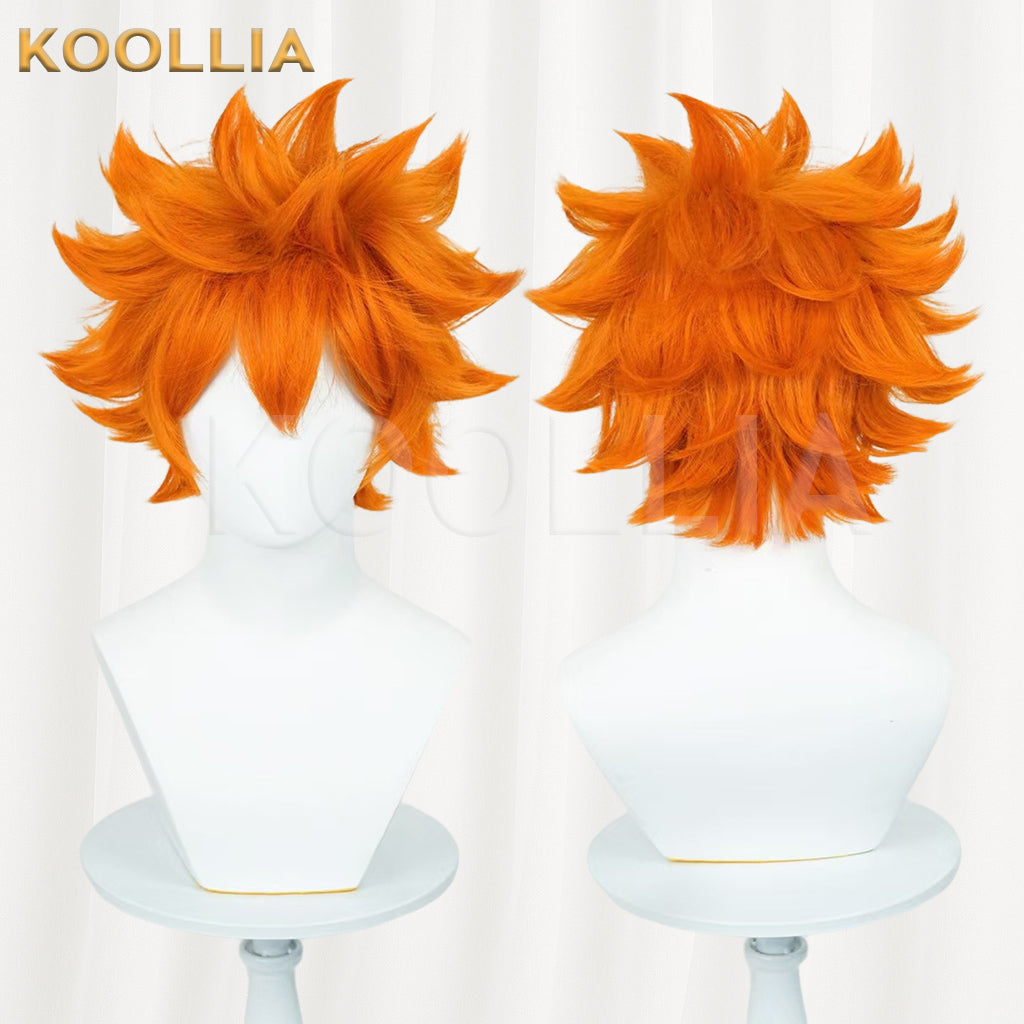 Haikyuu Shoyo Hinata Kurzes oranges Haar Basic Perücke