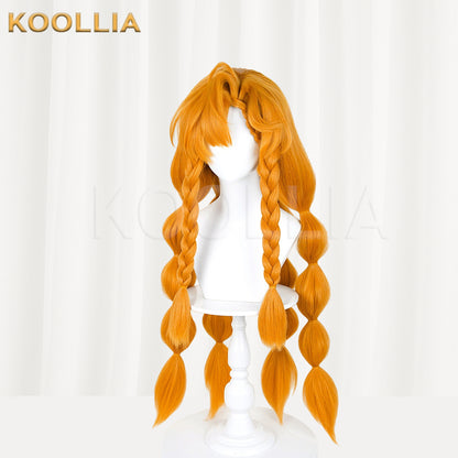 Wuthering Waves Sigrika Long Orange Hair Basic Wig