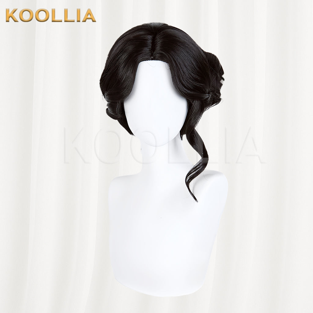Identity Ⅴ Silver Antimony Short Black Hair Basic Wig