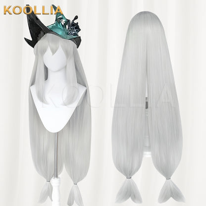 Arknights Skadi Long Silver Hair Basic Wig