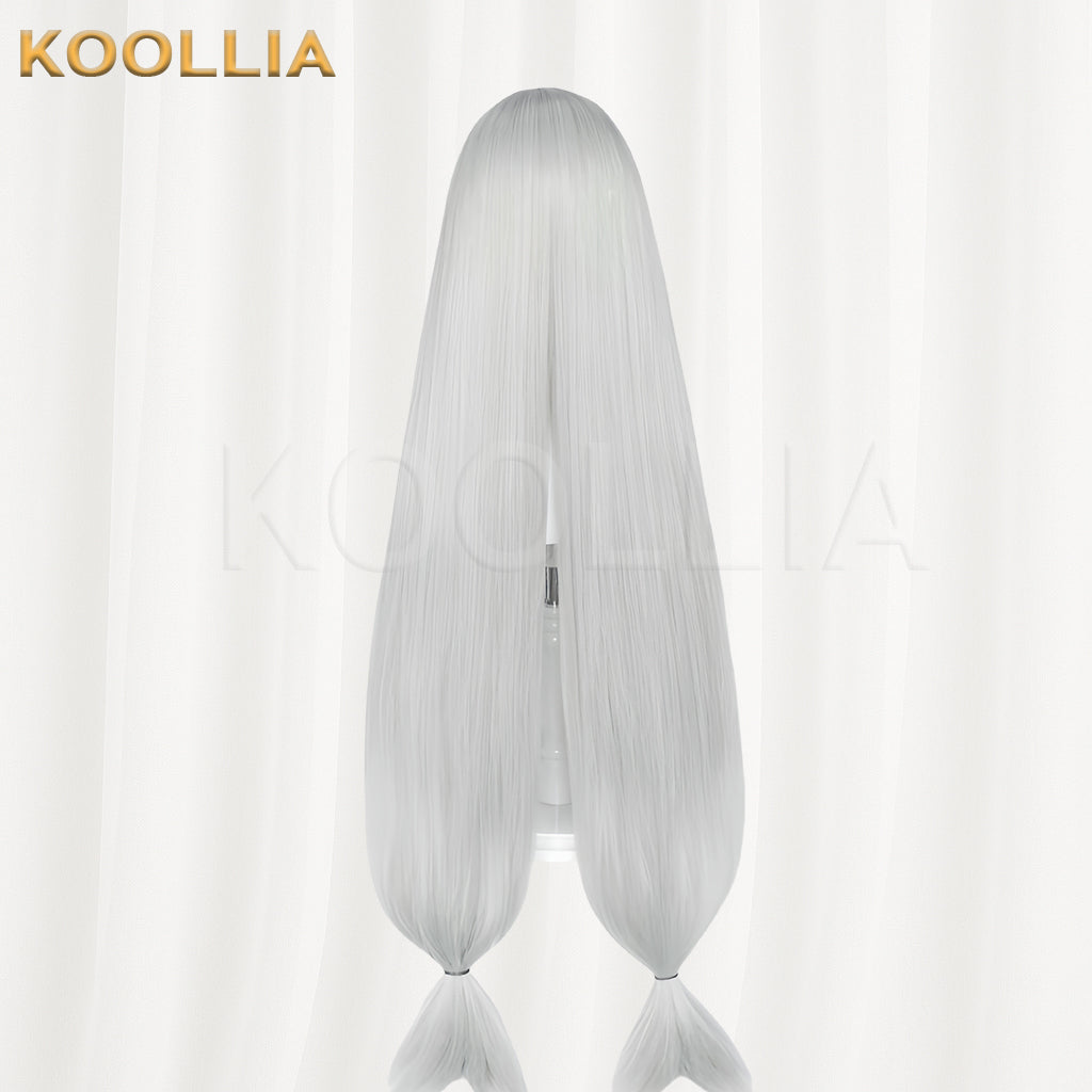 Arknights Skadi Long Silver Hair Basic Wig
