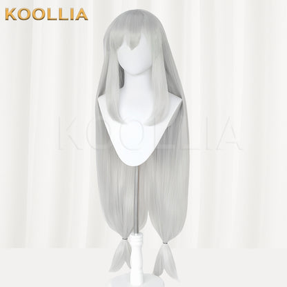 Arknights Skadi Long Silver Hair Basic Wig