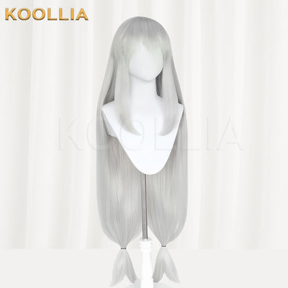 Arknights Skadi Long Silver Hair Basic Wig