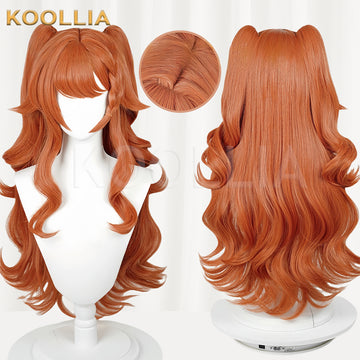 Reverse 1999 Sonetto Long Orange Hair Basic Wig - KOOLLIA