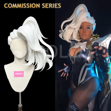 Marvel Rivals Storm Custom Commission Wig Multi-angle Display by koollia
