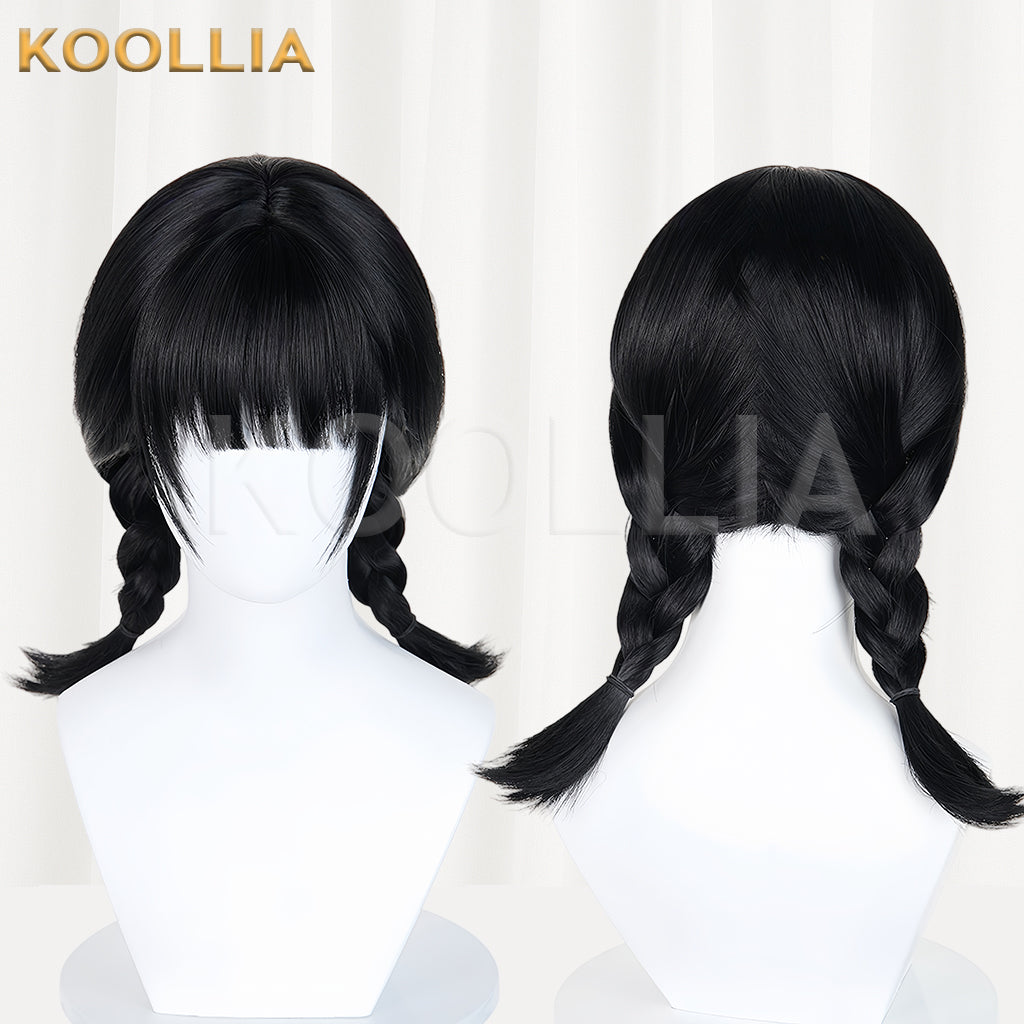 Alien Stage Bunny Café Sua Cosplay Wig – Long Black Hair | KOOLLIA