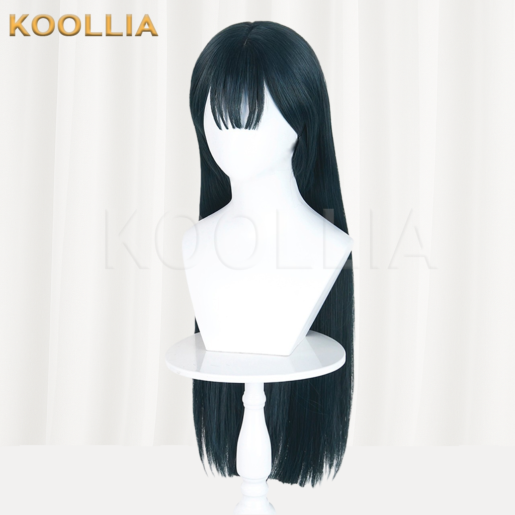 Alien Stage Sua Solid Dark Blue-Grey Detachable Side Hair Pieces Basic Wig