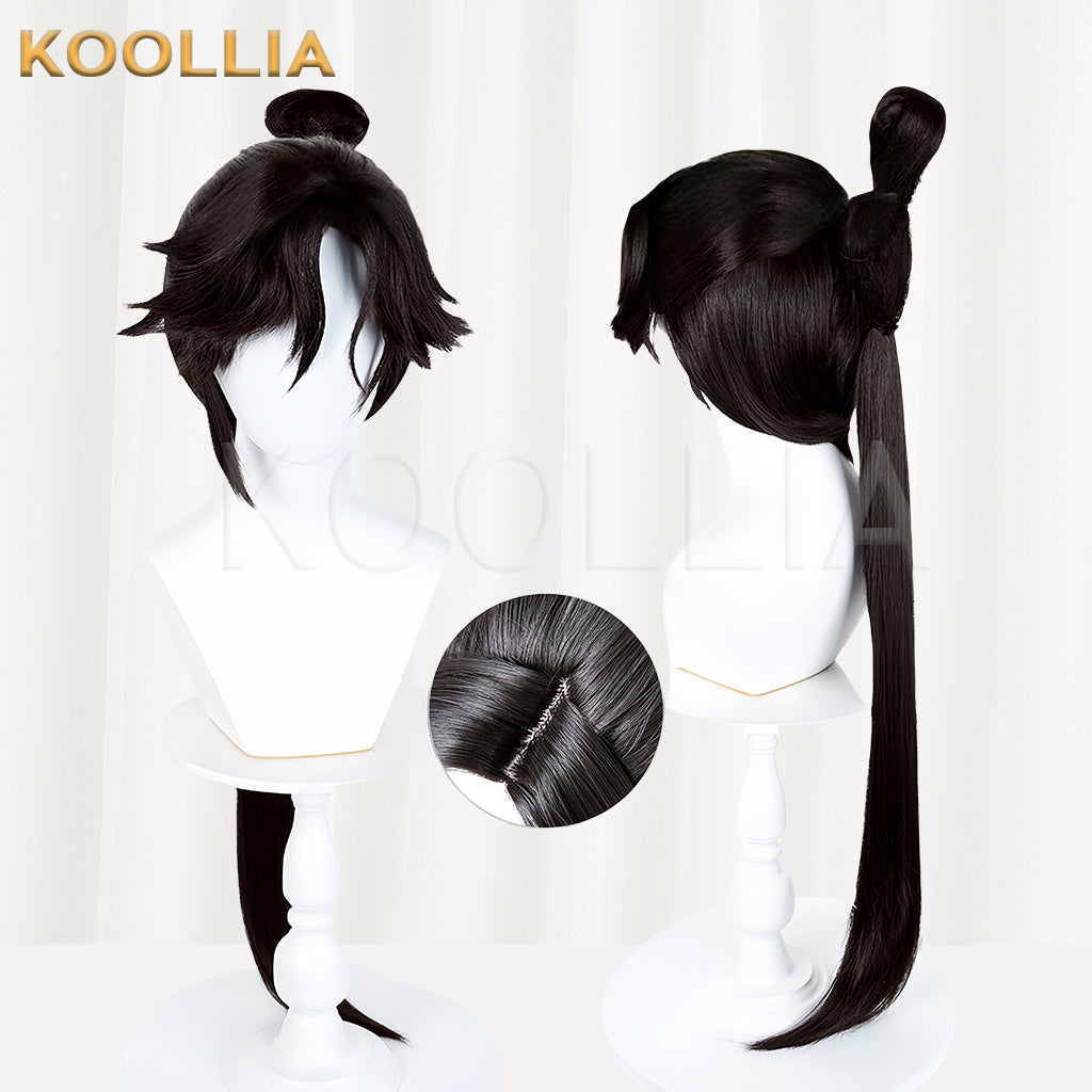 Honor of Kings Sun Quan Short Black Hair Basic Wig