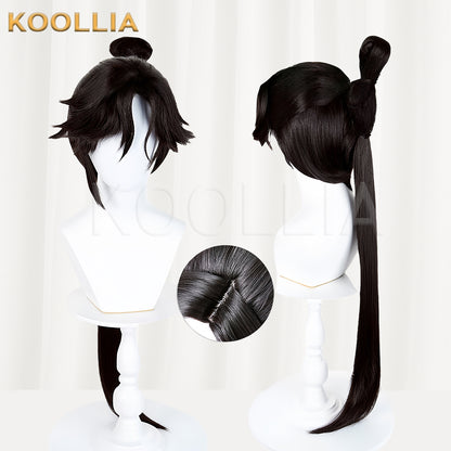 Honor of Kings Sun Quan Short Black Hair Basic Wig