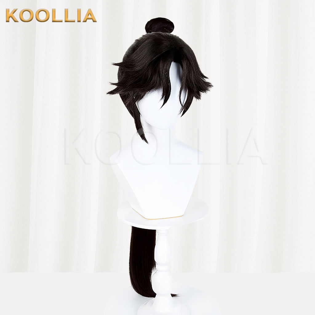 Honor of Kings Sun Quan Short Black Hair Basic Wig