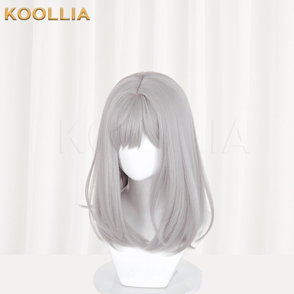 Blue Archive Sunaookami Shiroko Long Silver Hair Basic Wig