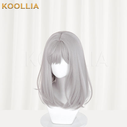 Blue Archive Sunaookami Shiroko Long Silver Hair Basic Wig