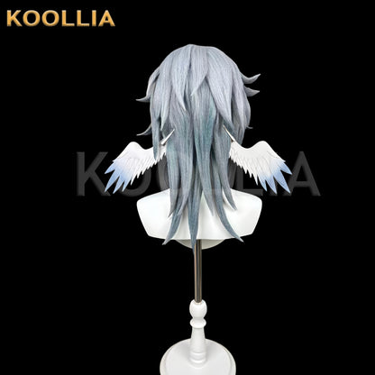 Honkai: Star Rail Sunday Short Blue-Gray Hair Styled Basic Wig