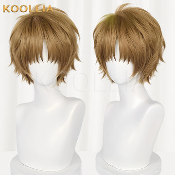 Card Captor Sakura Syaoran Li Short Brown Hair Basic Wig - KOOLLIA