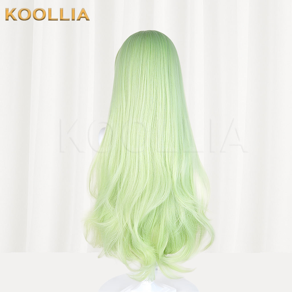Blue Archive Tachibana Hikari Tachibana Nozomi Long Green Hair Basic Wig
