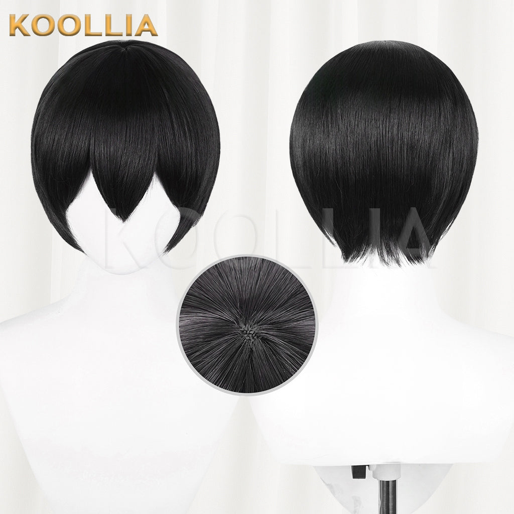 Haikyuu Tobio Kageyama Short Black Hair Basic Wig