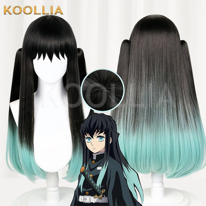 Demon Slayer Tokitou Muichirou Long Mix Hair Basic Wig