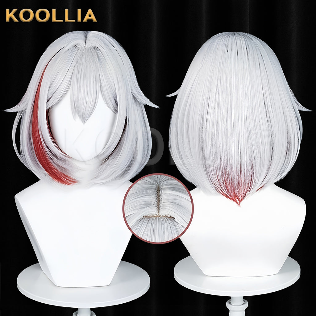 Honkai: Star Rail Topaz Short White Hair Basic Wig