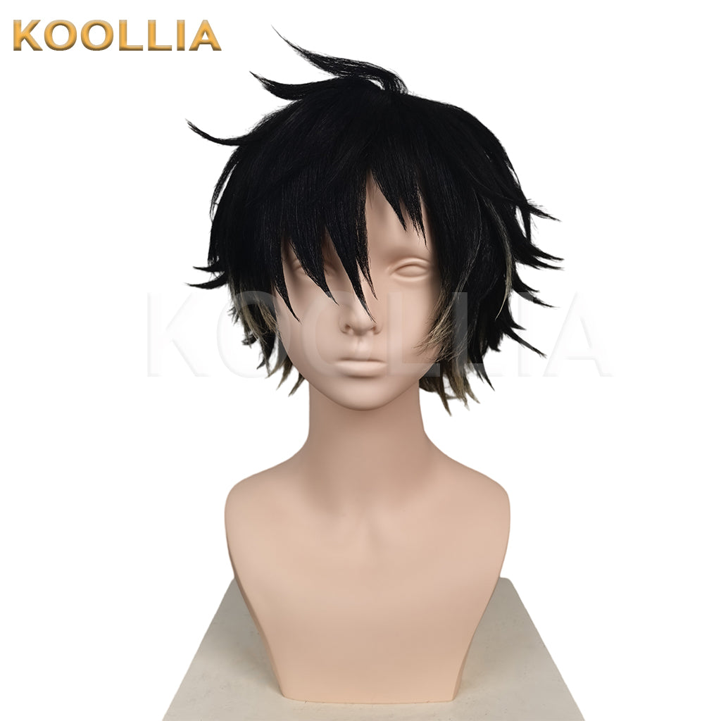 Slow Damage Towa Short Black Hair Styled Basic Wig