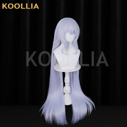 Magical Girl Witch Trials Tsukishiro Yuki Long Sliver White Hair Basic Wig