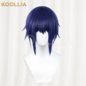 Shugo Chara Tsukiyomi Ikuto Short Blue Hair Basic Wig - KOOLLIA
