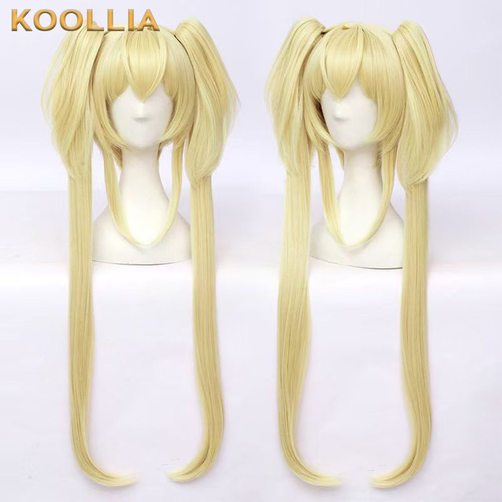Shugo Chara Tsukiyomi Utau Long Yellow Hair Basic Wig