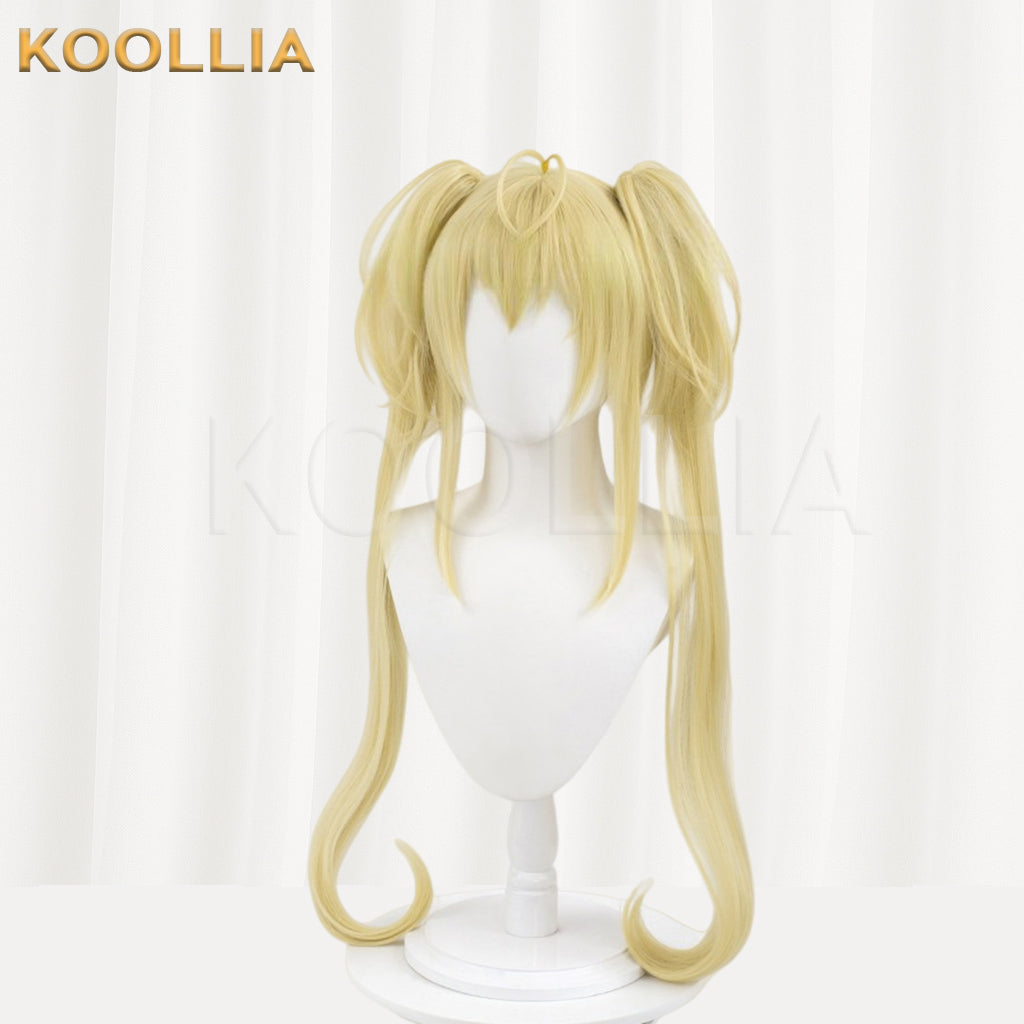 Shugo Chara Tsukiyomi Utau Long Yellow Hair Basic Wig