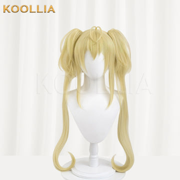 Shugo Chara Tsukiyomi Utau Long Yellow Hair Basic Wig - KOOLLIA