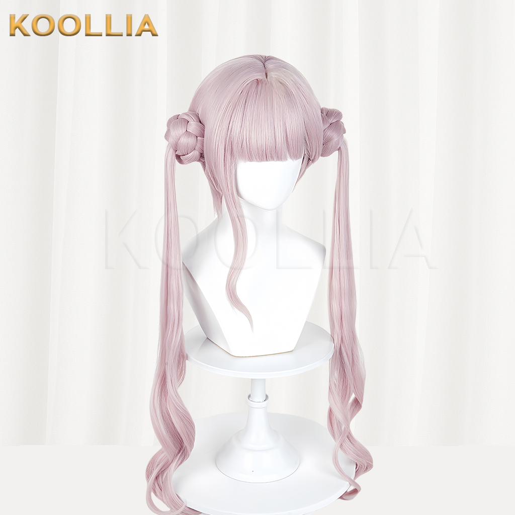 The Hundred Line -Last Defense Academy Tsukumo Kako Long Pink Hair Basic Wig