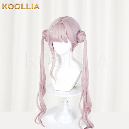 The Hundred Line -Last Defense Academy Tsukumo Kako Long Pink Hair Basic Wig