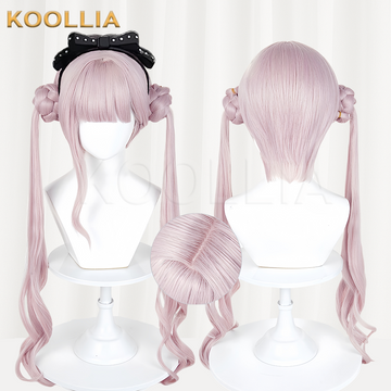 The Hundred Line-Last Defense Academy Tsukumo Kako Long Pink Hair Basic Wig - KOOLLIA