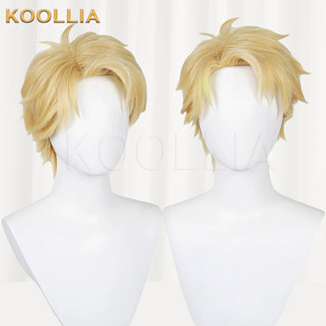 SPY×FAMILY Twilight/Loid Forger Short Blonde Hair Basic Wig - KOOLLIA