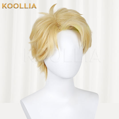 SPY¡ÁFAMILY Loid Short Gold Hair Basic Wig