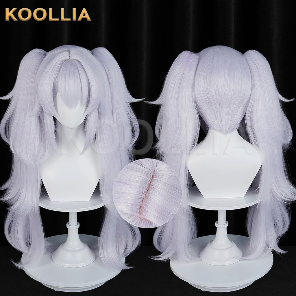 Blue Archive USS Laffey Long Silver Hair Basic Wig
